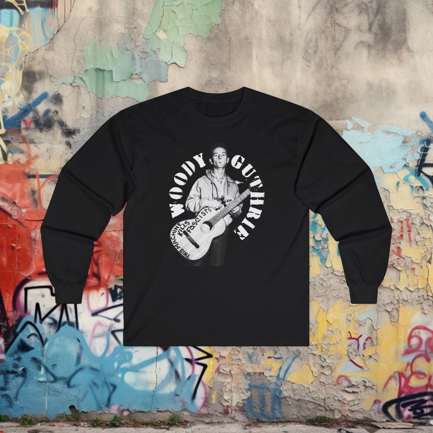 T-Shirt - Woody Guthrie Shirt | Music, Thinkers | Pullover Hoodie from Crypto Zoo Tees