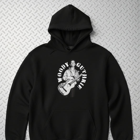 T-Shirt - Woody Guthrie Shirt | Music, Thinkers | Pullover Hoodie from Crypto Zoo Tees