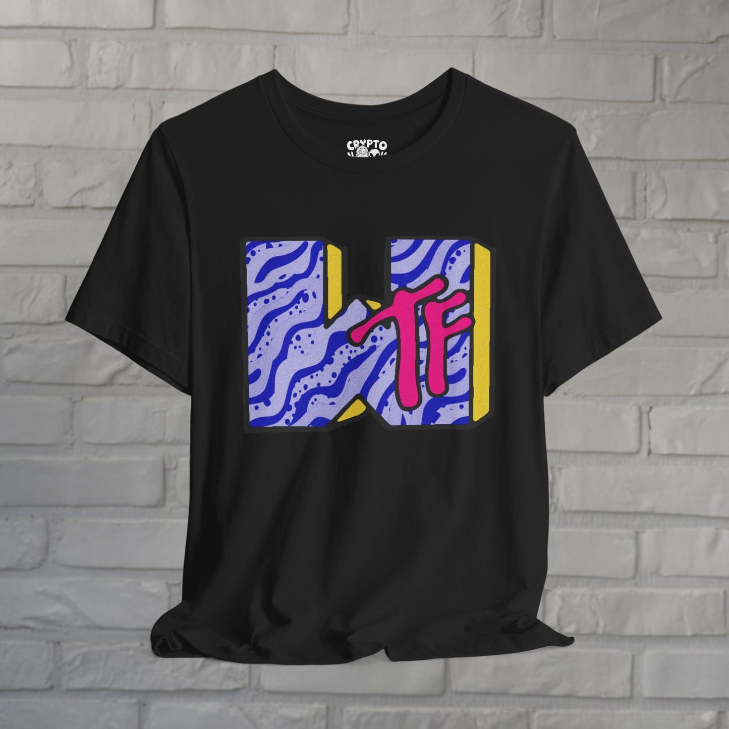 T-Shirt - WTF MTV Parody Shirt | Funny | Light Fitted - Unisex Bella+Canvas 3001 from Crypto Zoo Tees