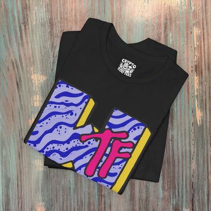 T-Shirt - WTF MTV Parody Shirt | Funny | Light Fitted - Unisex Bella+Canvas 3001 from Crypto Zoo Tees