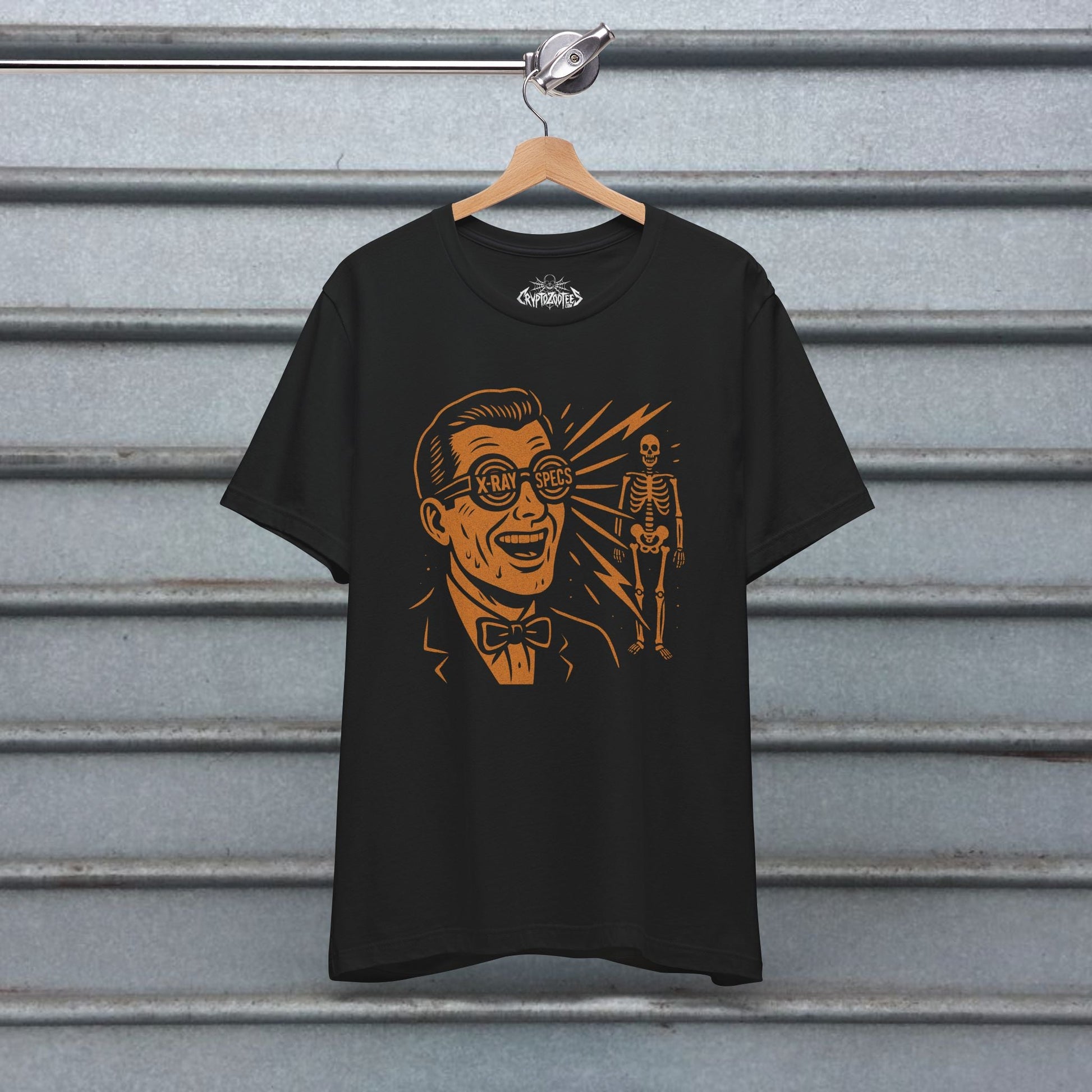 T-Shirt - X - Ray Specs Ad | Unisex T-shirt (Bella+Canvas 3001) | Funny, Retro &amp; Vintage from Crypto Zoo Tees